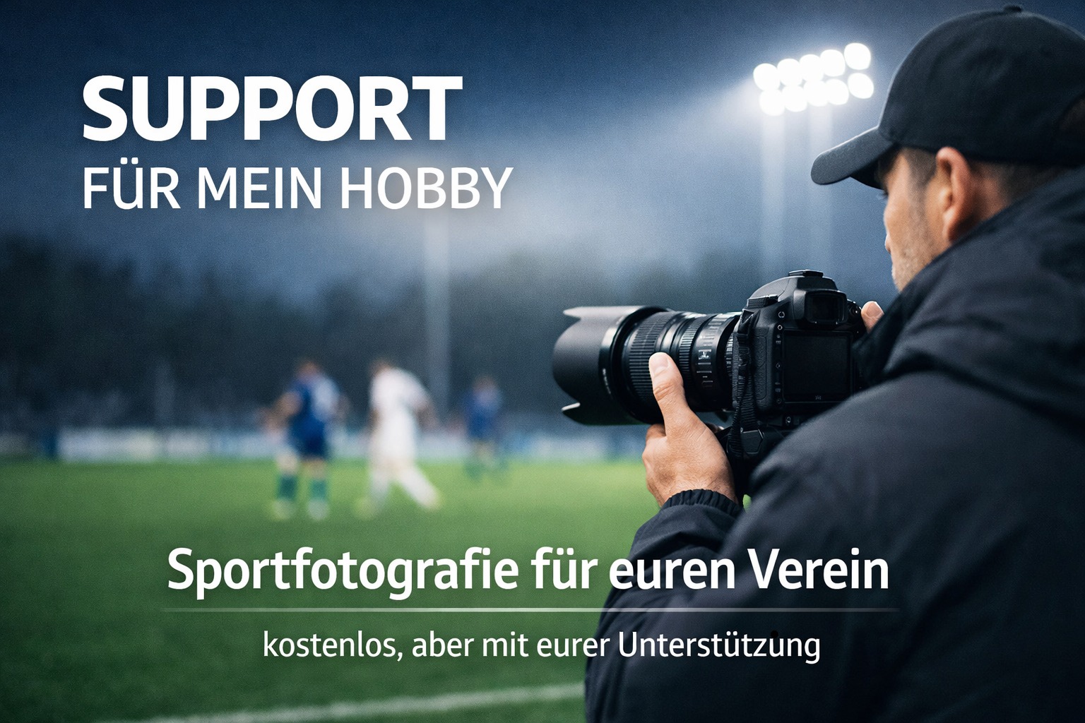 Support für mein Hobby – Sportfotografie für euren Verein